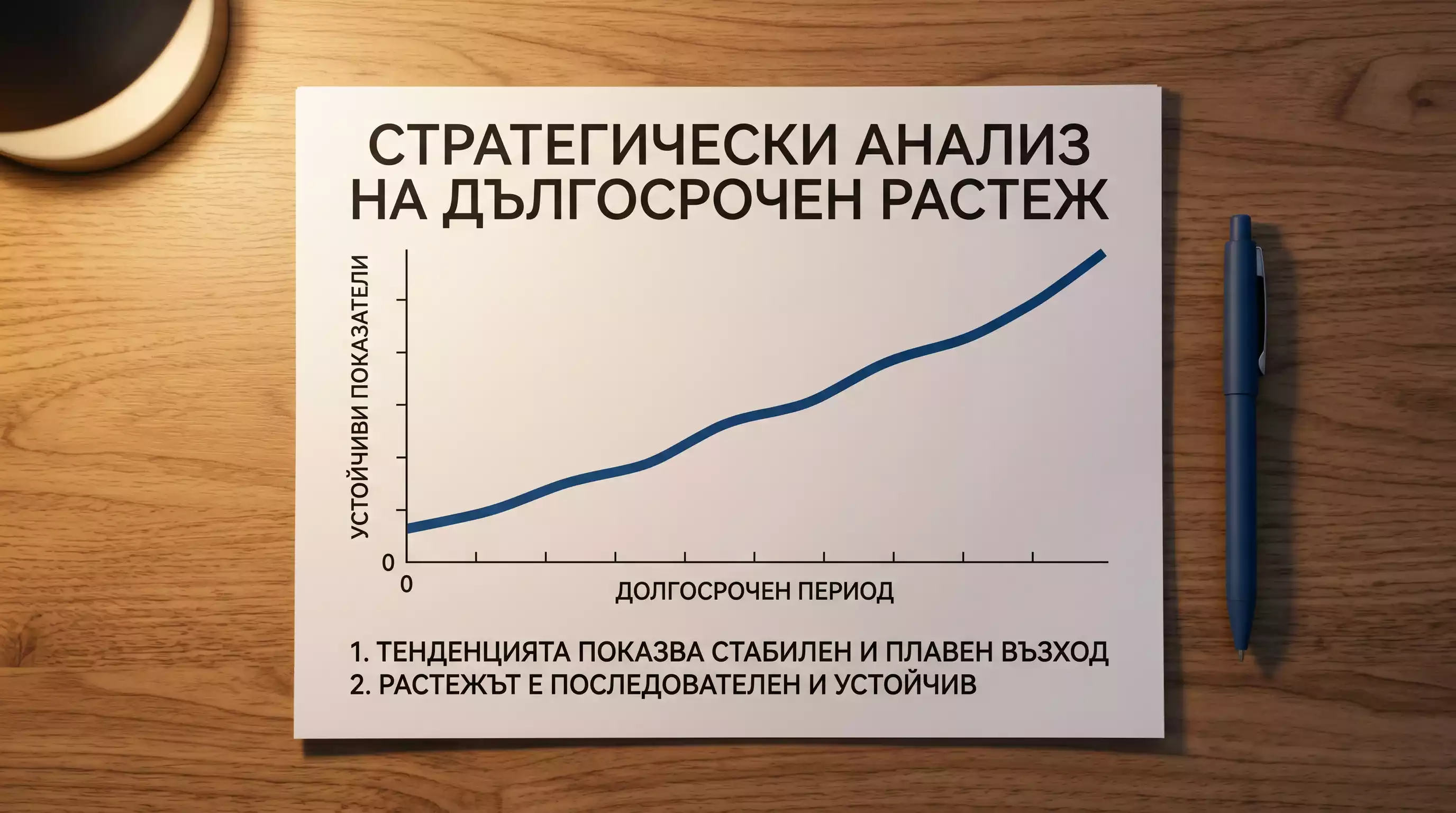 Българска статистика в линеен график