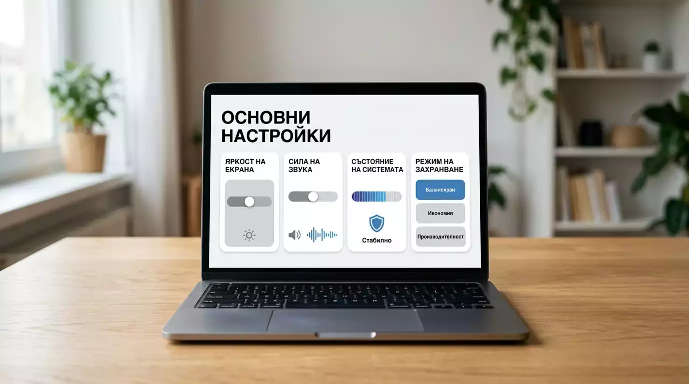 Настройки за депозитни лимити на лаптоп