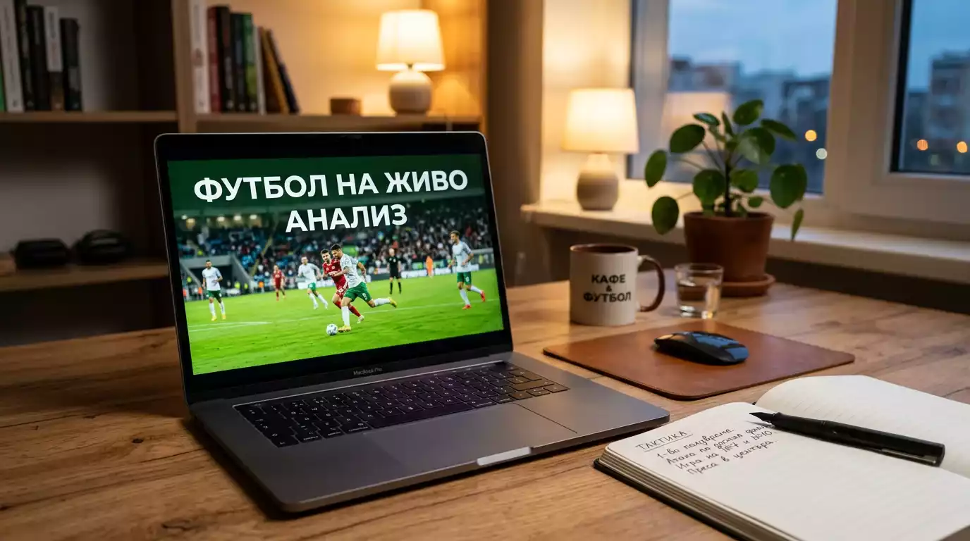 Стриймване на европейски футбол на лаптоп