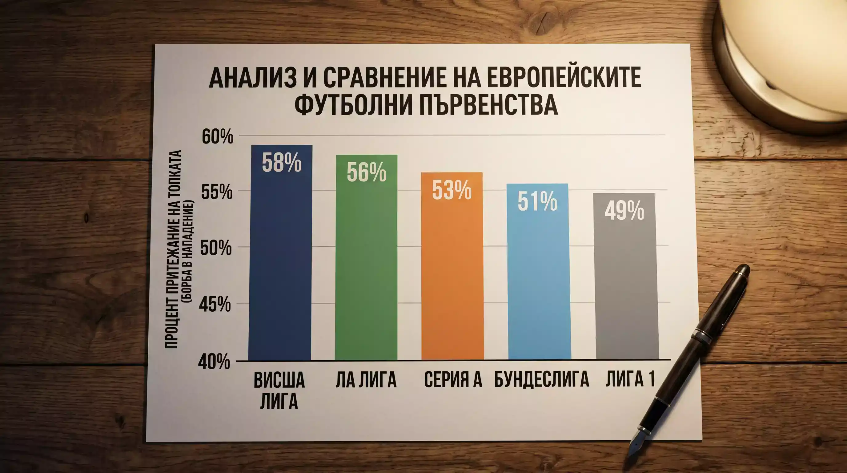 Сравнение на европейски лиги в график