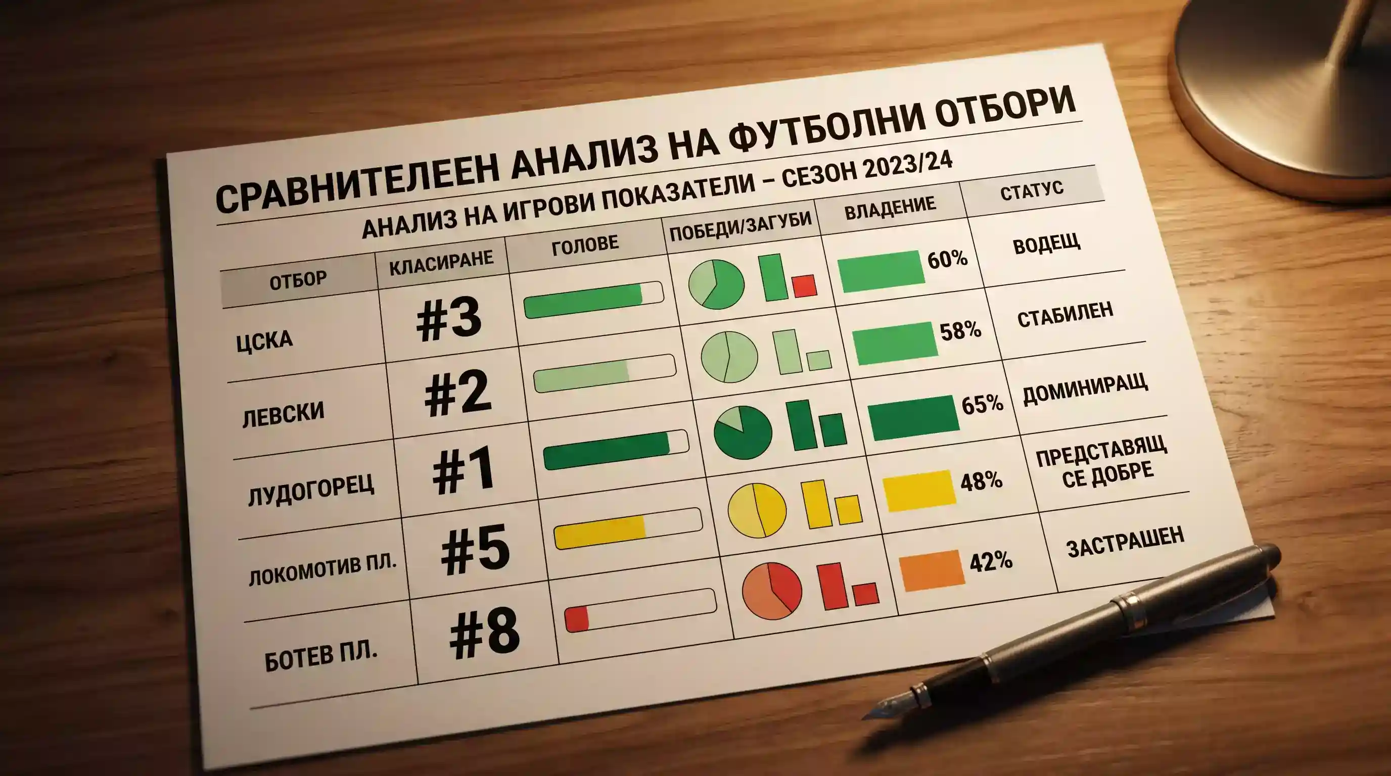 Таблица на маржове по лиги