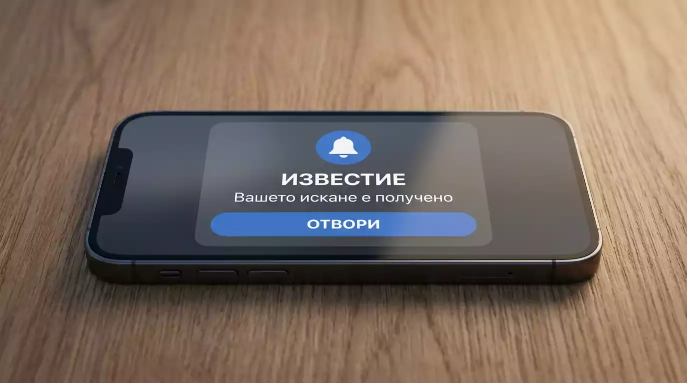 Reality check уведомление на мобилно приложение